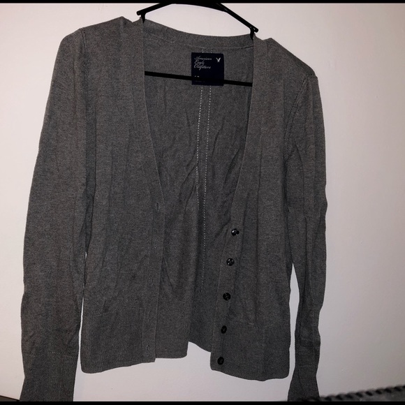 Small gray American Eagle Outfitters Cardigan - Picture 1 of 6